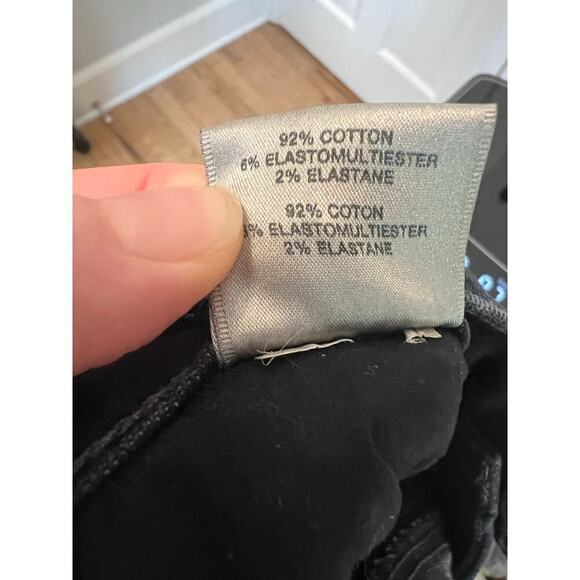 J Brand Women's 27 Jean Lillie Savannah Button Fly Leopard High Rise Crop Skinny - Picture 8 of 13